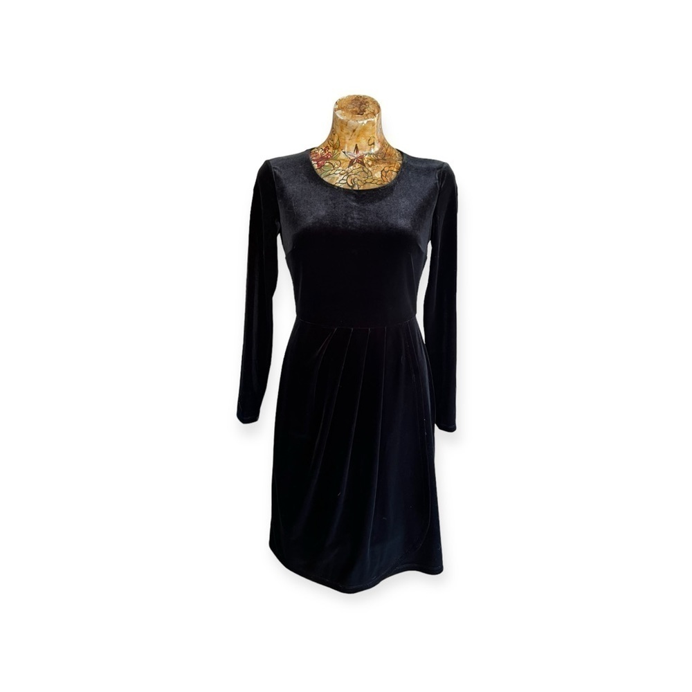 Brooks Brothers dress black soft XS long sleeve